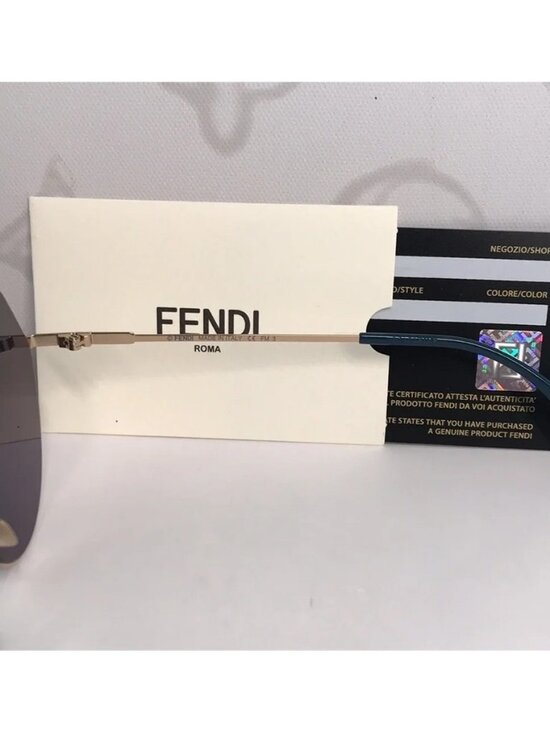 Fendi FF0194/S 0002A Blue Square Sunglasses – Women’s Luxury Eyewear main image 9